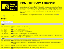 Tablet Screenshot of partypeoplecrew.nl